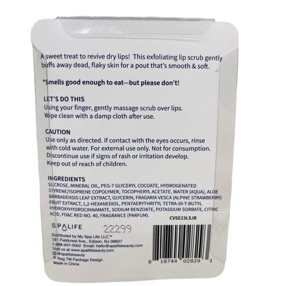 3x Spalife Scented Lip Scrub  0.53 Oz each Gently Exfoliating suitable for kids - Picture 5 of 7
